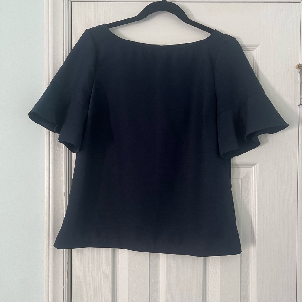 Navy Brooks Brothers Blouse